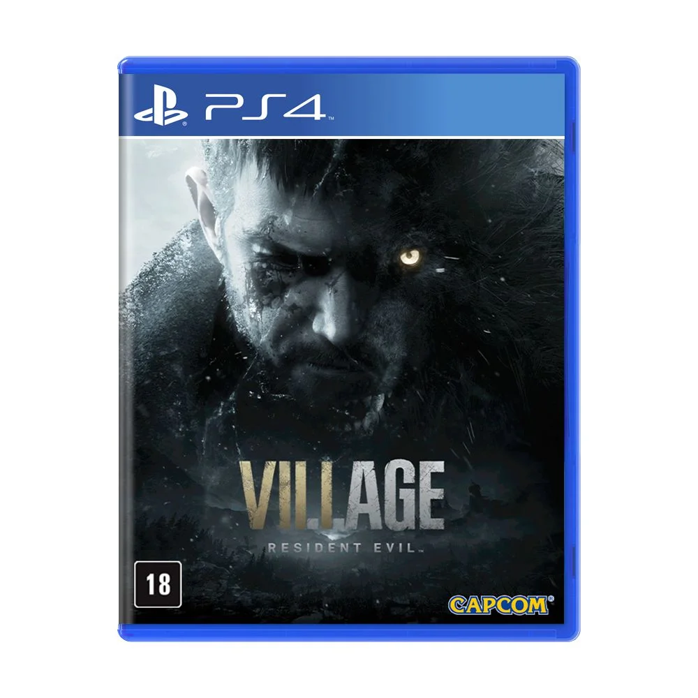Jogo Resident Evil Village - PS4 - Mídia Física